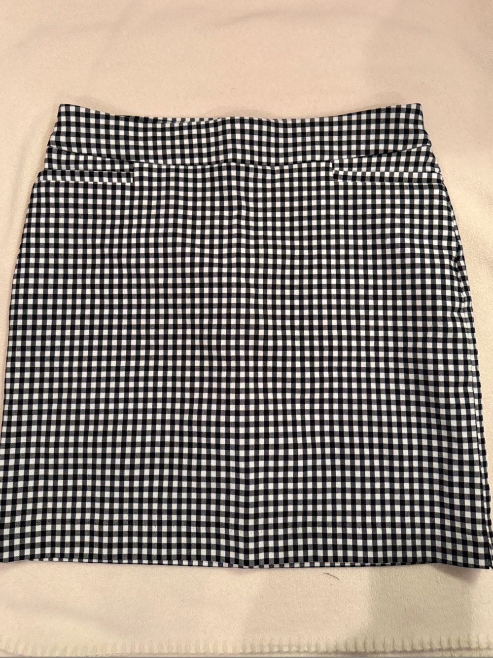 Chico Bridget Skort in Classic Black and White Gingham
